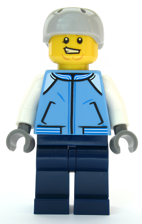 Минифигурка Lego Snowboarder - Male cty1087 U